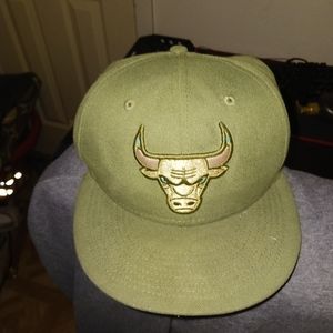 Chicago bulls Fitted green 7 1/2